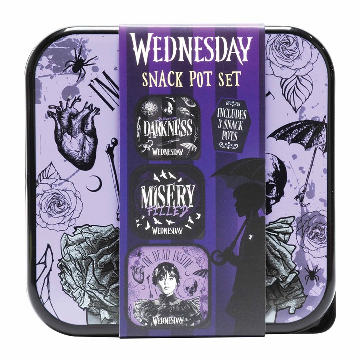 Wednesday Set of 3 Snack Boxes