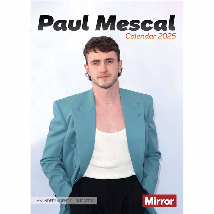 Paul Mescal A3 Calendar 2025