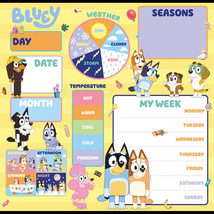 Bluey My First Calendar