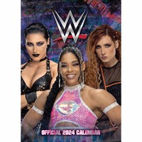 WWE, World Wrestling Men A3 Calendar 2024