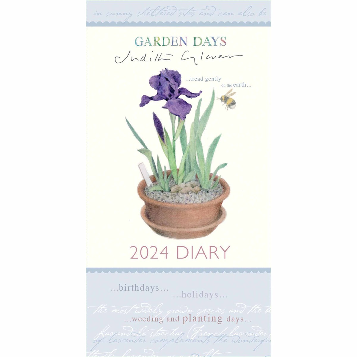 Judith Glover, Garden Days Slim Diary 2024