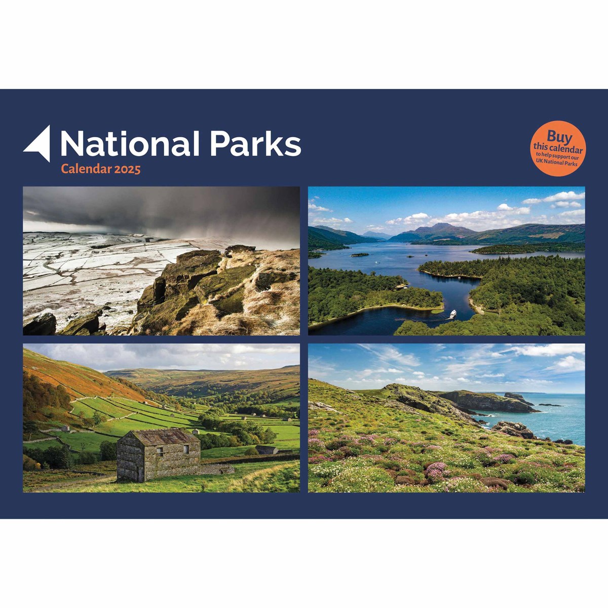 National Parks A4 Calendar 2025