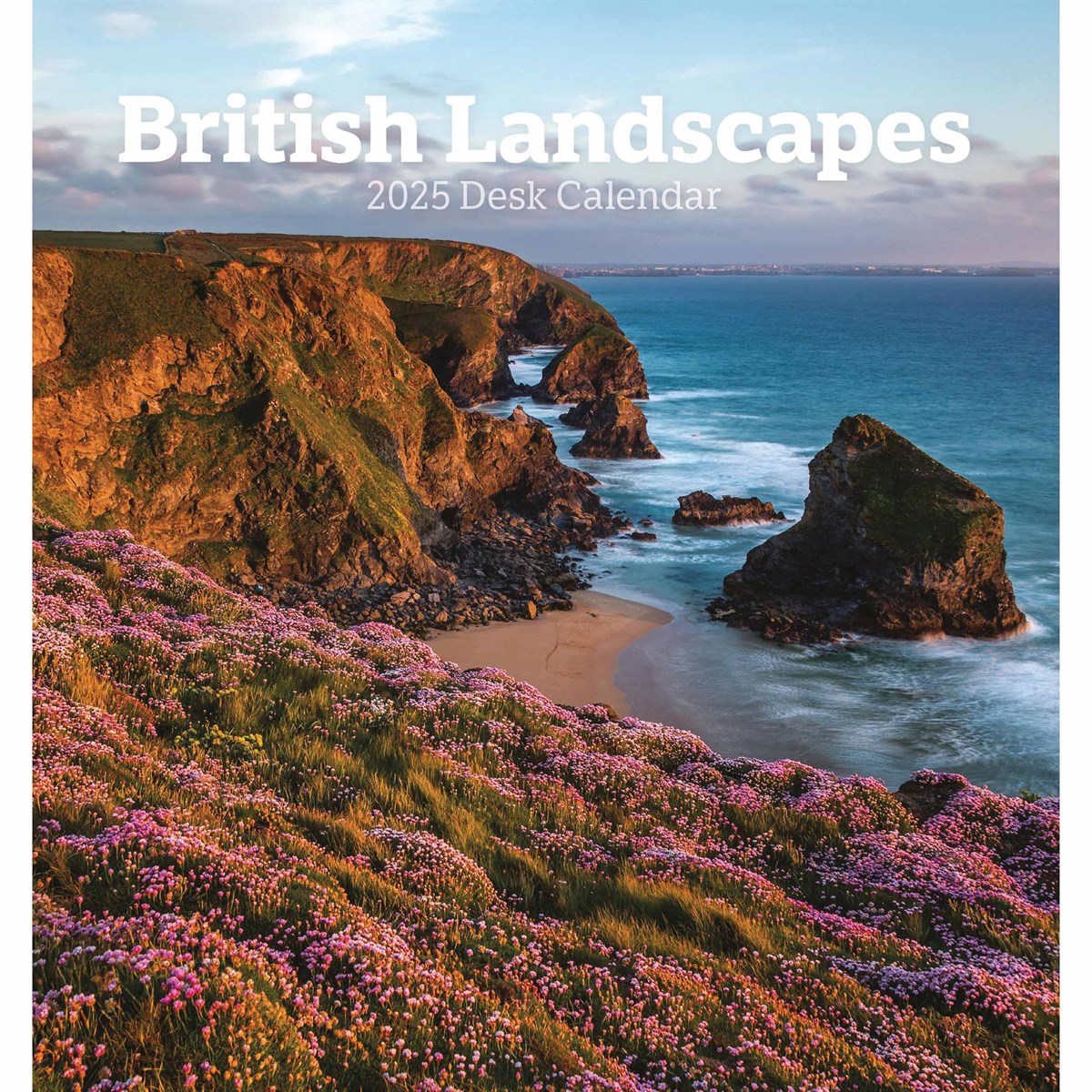 British Landscapes Easel Desk Calendar 2025